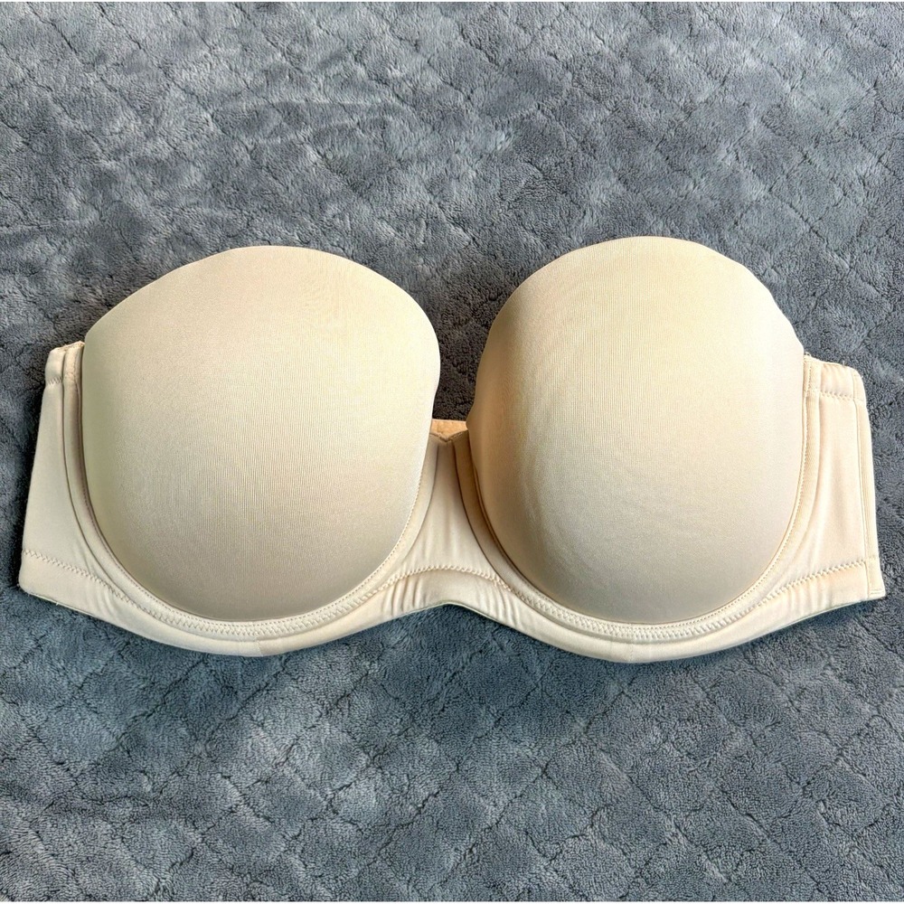 Wacoal Red Carpet Strapless Bra 40D Nude 854119 Underwire
